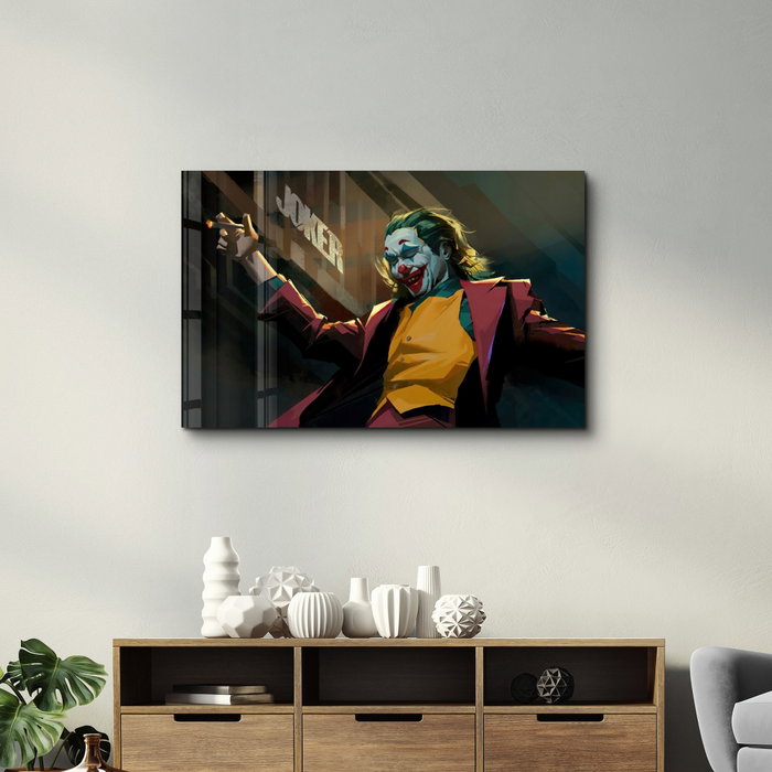 Wallity Pintura Decorativa de Vidrio Templado Multicolor 46 x 72 cm